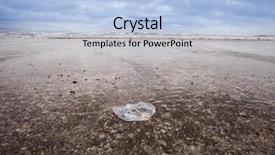  Presentation with rain clouds - Slides with twisted puff pastry stuffed background and a coral colored foreground