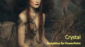  Presentation with romantic - Beautiful presentation theme featuring alice wonderland - fashion portrait of romantic beautiful backdrop and a tawny brown colored foreground