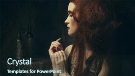  Presentation with once upon time - Audience pleasing PPT theme consisting of alice wonderland - portrait of romantic beautiful girl backdrop and a wine colored foreground