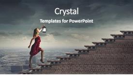  Presentation with case - Cool new PPT layouts with alice wonderland - young girl in red dress backdrop and a dark gray colored foreground