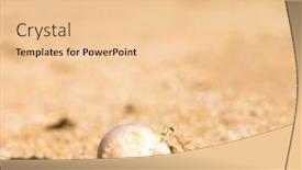  Presentation with alien - PPT theme having alien creature funny crab background and a lemonade colored foreground