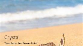  Presentation with alien - Theme having alien creature pure threat background and a lemonade colored foreground