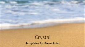  Presentation with alien - PPT theme consisting of alien-creature-seafood-posing background and a coral colored foreground