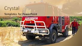  Presentation with firefighters - PPT theme consisting of women labour - beautiful pregnant woman with green background and a light gray colored foreground