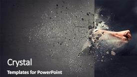  Presentation with force - PPT layouts consisting of all his force mixed media background and a dark gray colored foreground