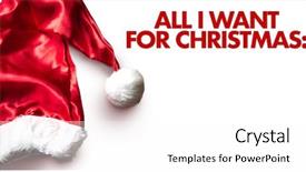  Presentation with we want you - Amazing theme having all i want for christmas backdrop and a white colored foreground