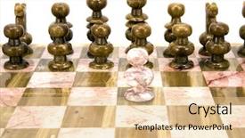  Presentation with chess pieces - Amazing presentation having all odds - chess pieces isolated backdrop and a lemonade colored foreground