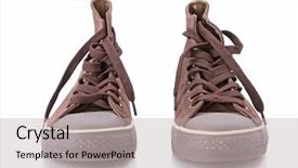  Presentation with interior design of classic white - Amazing PPT theme having all star - replica of classic sneakers isolated backdrop and a  colored foreground