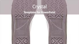  Presentation with sneakers - Audience pleasing presentation design consisting of all star - soles of classic sneakers isolated backdrop and a gray colored foreground