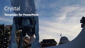  Presentation with star wars - Slides having all-terrain-armored-transport background and a ocean colored foreground