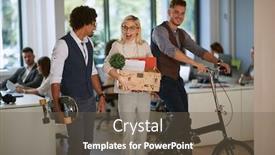  Presentation with creative - Slide set consisting of all-the-props-you-need background and a tawny brown colored foreground