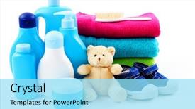  Presentation with accessories - Amazing PPT layouts having all you need for baby backdrop and a arctic colored foreground