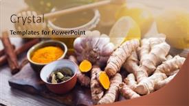  Presentation with immune system - Colorful slide deck enhanced with all-you-need-to-boost backdrop and a coral colored foreground