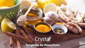  Presentation with immune system - Theme having all-you-need-to-boost background and a tawny brown colored foreground