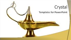  Presentation with history earth globe isolated white - Slides enhanced with aladin - alladin lamp isolated on white background and a white colored foreground