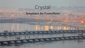  Presentation with kumbh - Cool new presentation design with allahabad-india-february-06-2013 backdrop and a light gray colored foreground