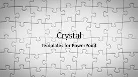  Presentation with jigsaw - Presentation theme enhanced with allegory - jigsaw puzzle background and a white colored foreground