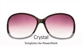  Presentation with pink and white roses country - Presentation theme enhanced with allegory - pink female sunglasses isolated background and a  colored foreground