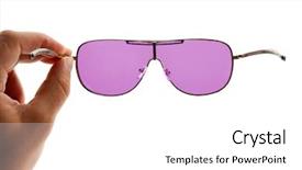  Presentation with pink white - Amazing PPT layouts having allegory - wishful thinking concept hand holding backdrop and a white colored foreground