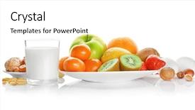  Presentation with allergy food - Amazing PPT theme having allergy food concept allergic food backdrop and a white colored foreground