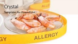  Presentation with allergy food - Beautiful slide deck featuring allergy food concept allergic food backdrop and a lemonade colored foreground