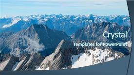  Presentation with bavaria - Presentation design consisting of allgau or allgaeu alps first background and a ocean colored foreground