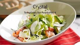  Presentation with fresh avocado - Cool new PPT theme with alligators - exotic salad with smoked salmon backdrop and a coral colored foreground