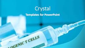  Presentation with gene - PPT theme with allogenic-t-cells-personalized-gene background and a light gray colored foreground