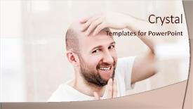  Presentation with hair loss - Amazing slide deck having allopecia - male alopecia or hair loss backdrop and a lemonade colored foreground