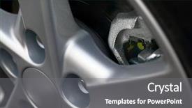  Presentation with alloy - Colorful presentation theme enhanced with alloy wheel with brake caliper backdrop and a  colored foreground