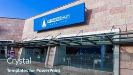  Presentation with cost center - Colorful presentation theme enhanced with almada-portugal-october-24-2019 backdrop and a ocean colored foreground