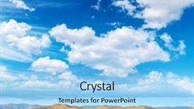  Presentation with blue sky - PPT layouts with almeria-tabernas-desert-mountains background and a light blue colored foreground