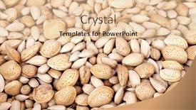  Presentation with almond - Presentation theme having almond-nut-full-horizontal-background background and a lemonade colored foreground