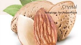  Presentation with paths - Theme consisting of almond nuts with leaves on a white background file contains clipping paths background and a lemonade colored foreground