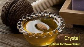  Presentation with bio - Colorful PPT layouts enhanced with almond oil backdrop and a tawny brown colored foreground