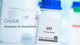  Presentation with aluminium - Presentation consisting of alo-aluminium-monoxide-cas-14457 background and a sky blue colored foreground