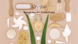  Presentation with aloe vera - Theme enhanced with aloe-vera-spa-beauty-treatment and a lemonade colored foreground