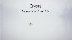  Presentation with black women alone - PPT theme featuring alone boat and a man background and a white colored foreground