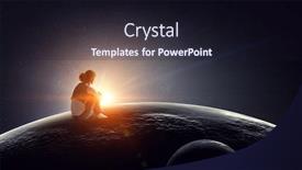  Presentation with alone - Cool new PPT layouts with alone-in-this-bg-world backdrop and a wine colored foreground