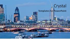  Presentation with paul - Beautiful theme featuring along river thames in london backdrop and a light blue colored foreground