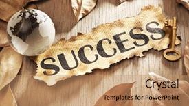  Presentation with burnt - Theme featuring along with compass and golden background and a coral colored foreground