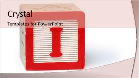 Presentation with ice block - Amazing PPT layouts having alphabet blocks preschool - i block backdrop and a coral colored foreground