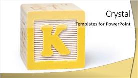  Presentation with preschool - PPT layouts consisting of alphabet blocks preschool - k block background and a  colored foreground