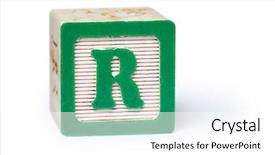  Presentation with block party - Presentation enhanced with alphabet blocks preschool - r block background and a white colored foreground