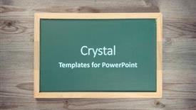  Presentation with christmas empty blank letter - Amazing slide set having alphabet border - empty blank green chalkboard backdrop and a ocean colored foreground