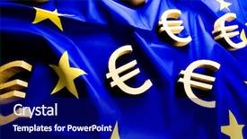  Presentation with alphabet border - PPT theme enhanced with alphabet border - euro background and a navy blue colored foreground