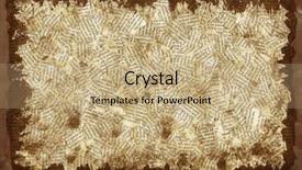  Presentation with alphabet border - Amazing presentation having alphabet border - vintage newspaper tear outs background backdrop and a coral colored foreground