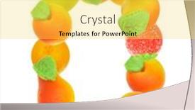  Presentation with alphabet - PPT layouts with alphabet from fruit the letter o background and a yellow colored foreground