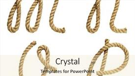  Presentation with old letter - Beautiful presentation theme featuring alphabet letters - old natural fiber rope bent backdrop and a lemonade colored foreground