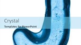  Presentation with alphabet - Presentation enhanced with alphabet-made-out-of-ice and a light blue colored foreground